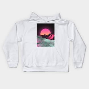 80's  R I S E R Kids Hoodie